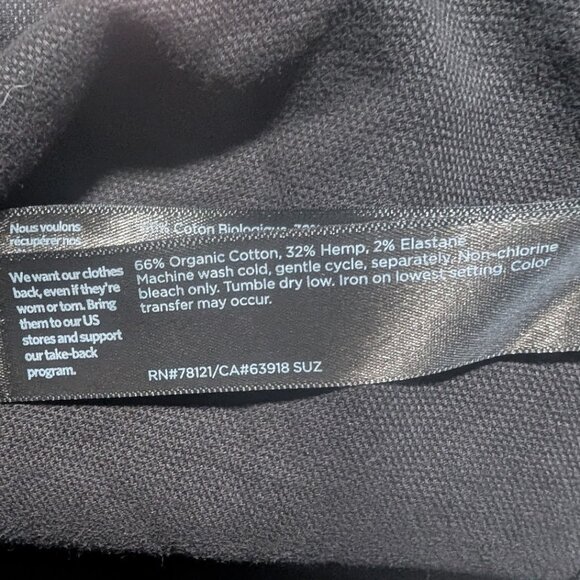 Eileen Fisher | Cotton Hemp Stretch Wide-Leg Pant In Black - Picture 11 of 11